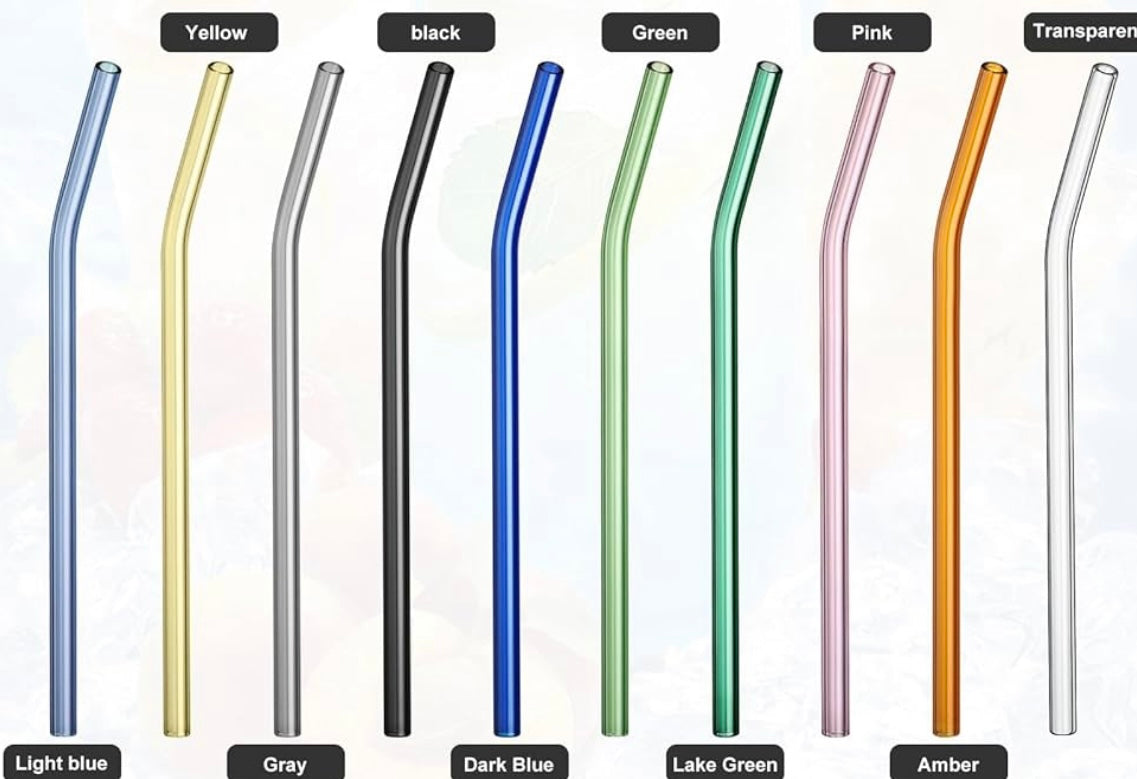 Bent Glass Straw