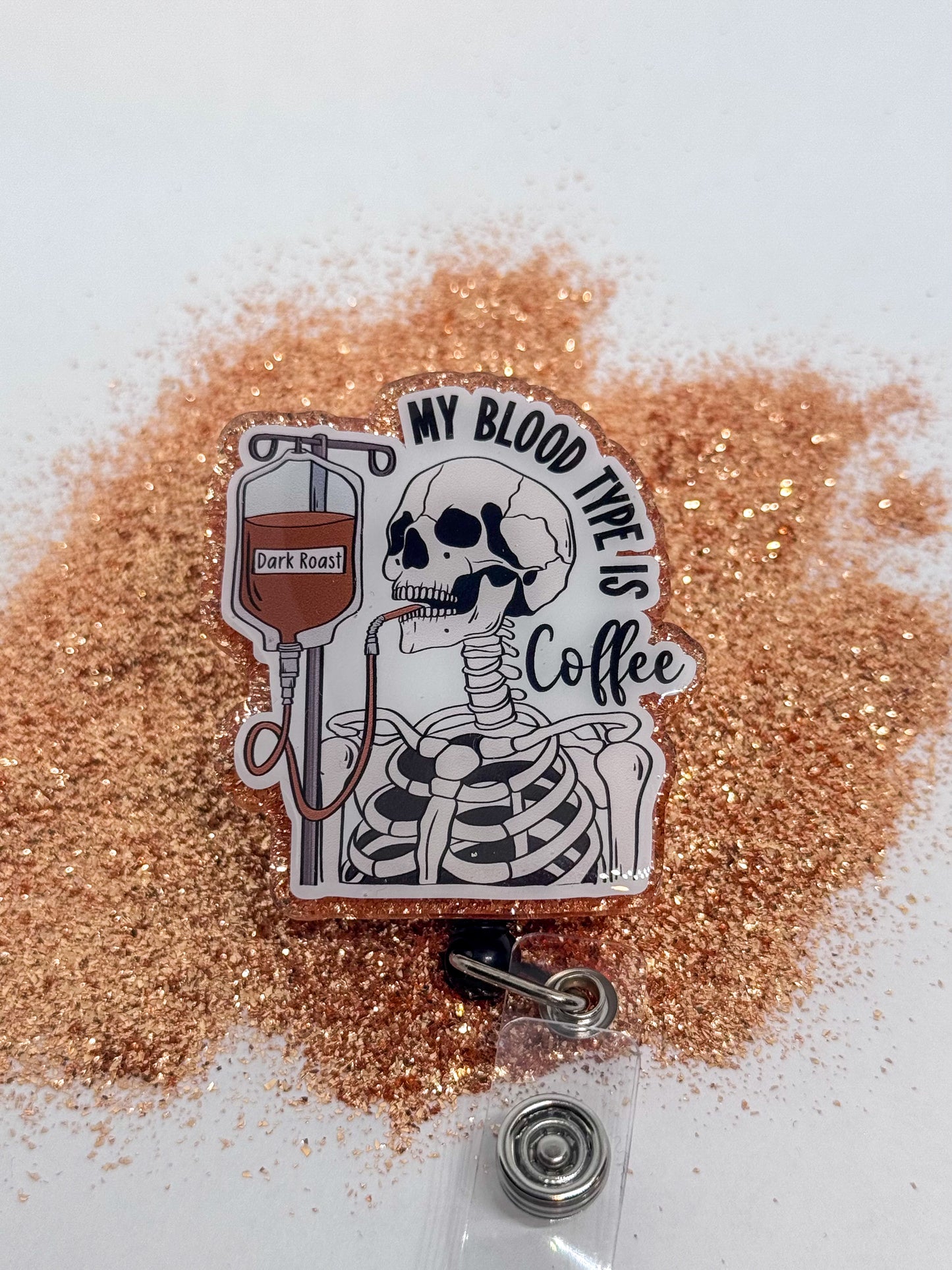 Coffee Badge Reel
