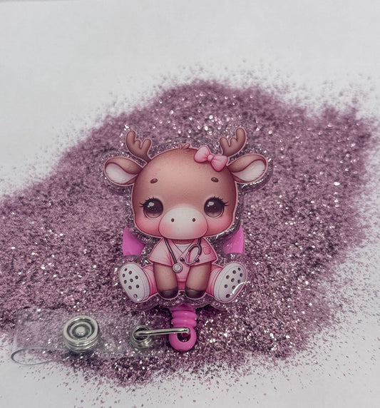 Reindeer Badge Reel