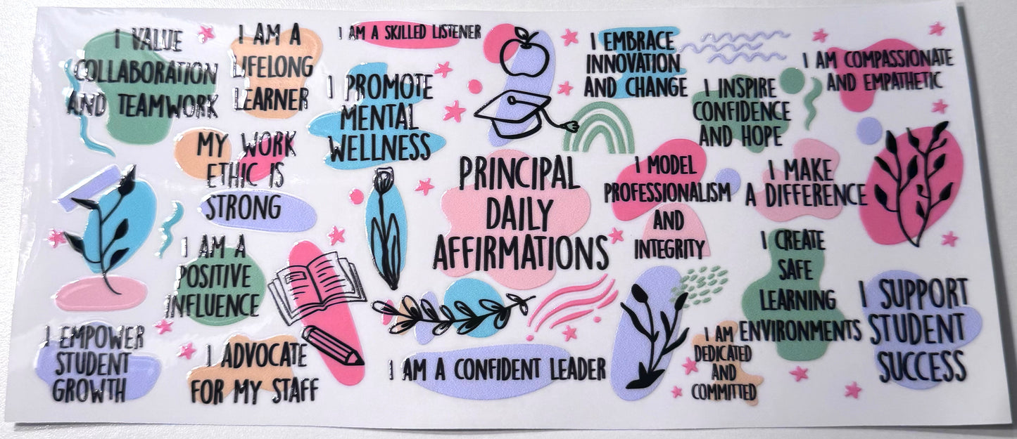 Principal Daily Affirmations