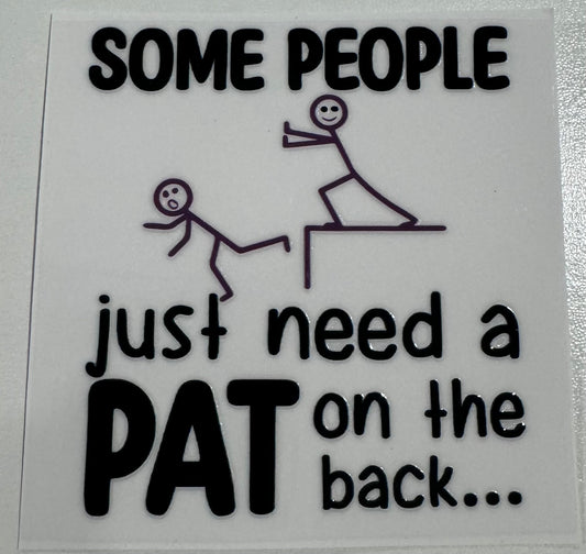 Pat on the Back