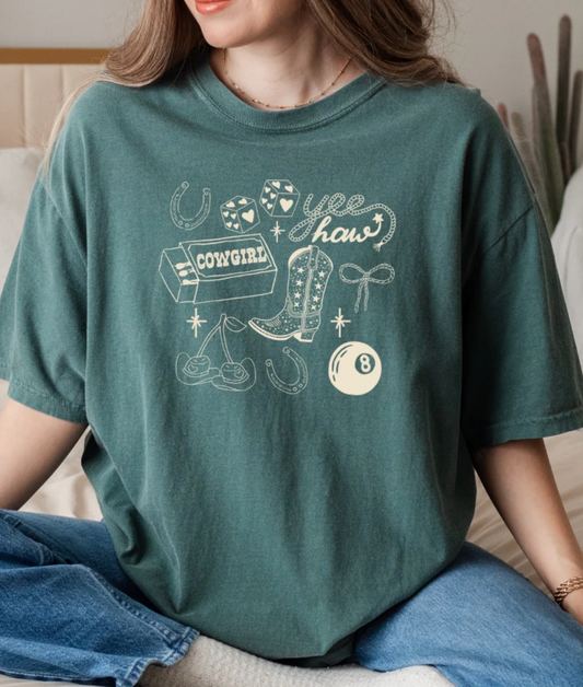 Cowgirl Collage T-Shirt